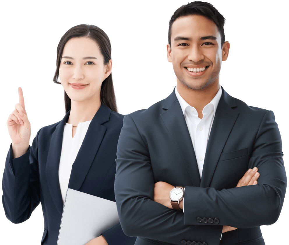 レアジョブ英会話コーチングのフィリピン人講師と日本人コーチのイメージ画像